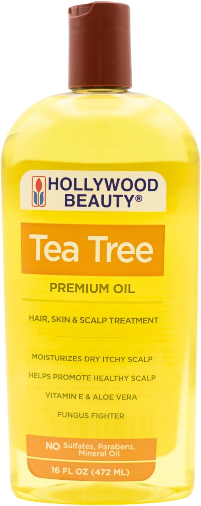 - Tea Tree Oil for Hair, Scalp, and Skin, 16 fl oz - Moisturizes Dry, Itchy Scalp, Fungus Fighter, Blended with Vitamin E & Aloe
