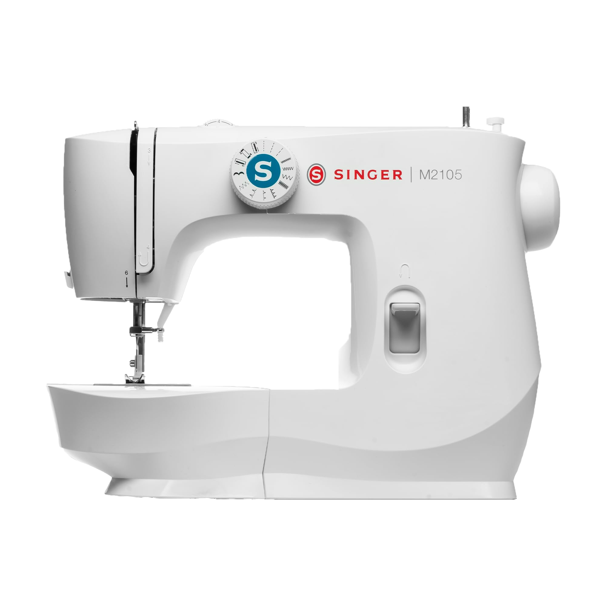 Singer M2105 Sewing Machine, White, One Size