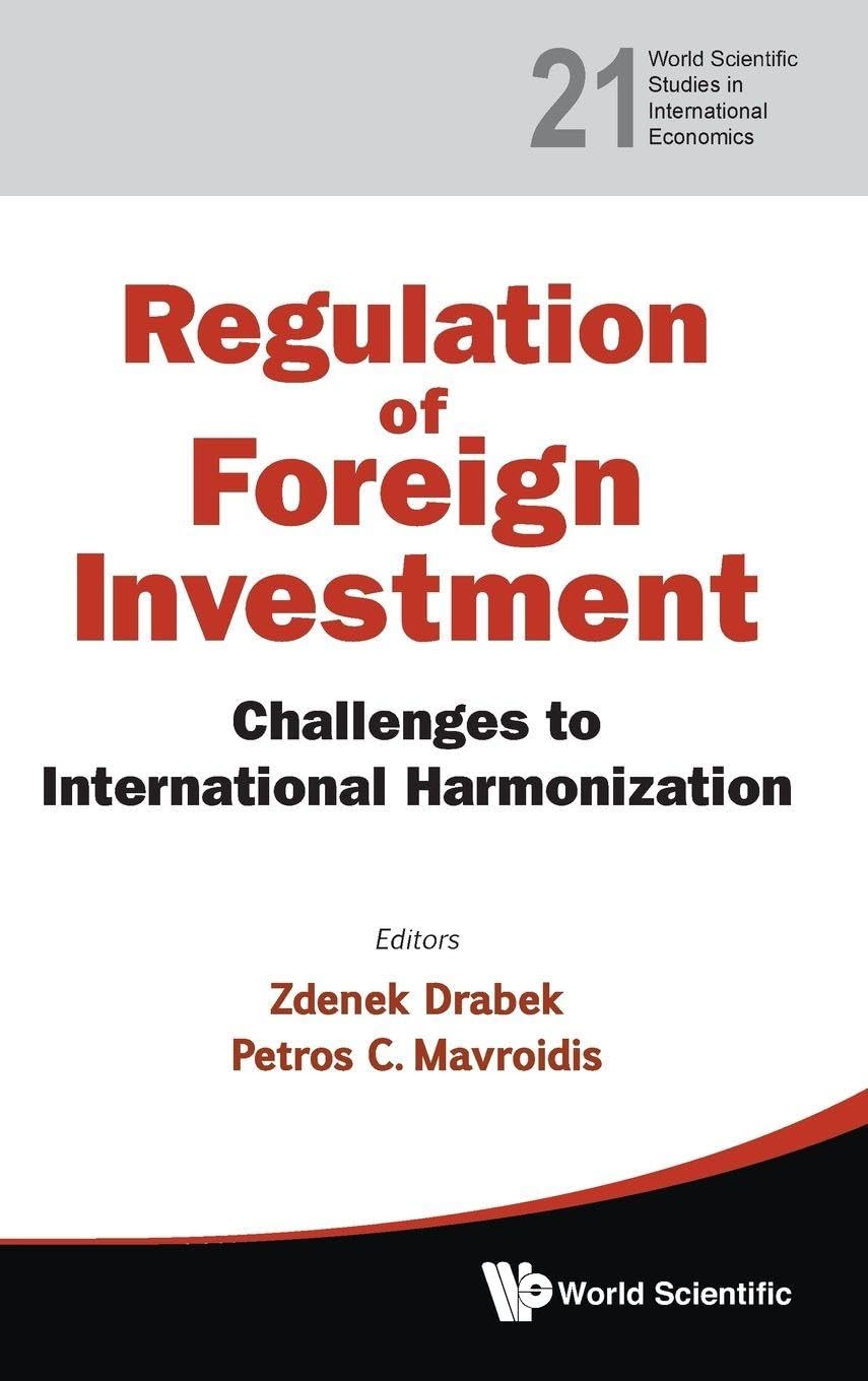 Regulation Of Foreign Investment: Challenges To International Harmonization: 21
