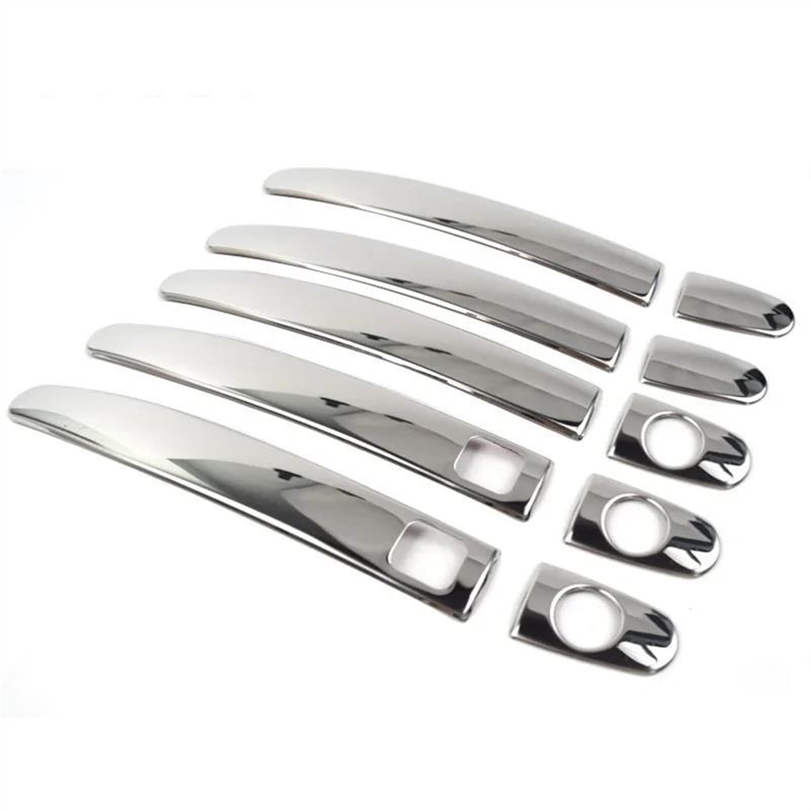 CSSPDM Chrome Stainless Door Handle Cover Trim Molding Styling Cap Bezel for Toyota for Corolla 2009-2013(G)