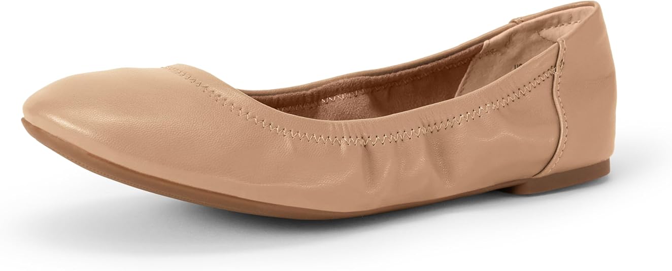 Amazon Essentials Women's Belice Comfortable Slip-On Ballet Flats Shoes