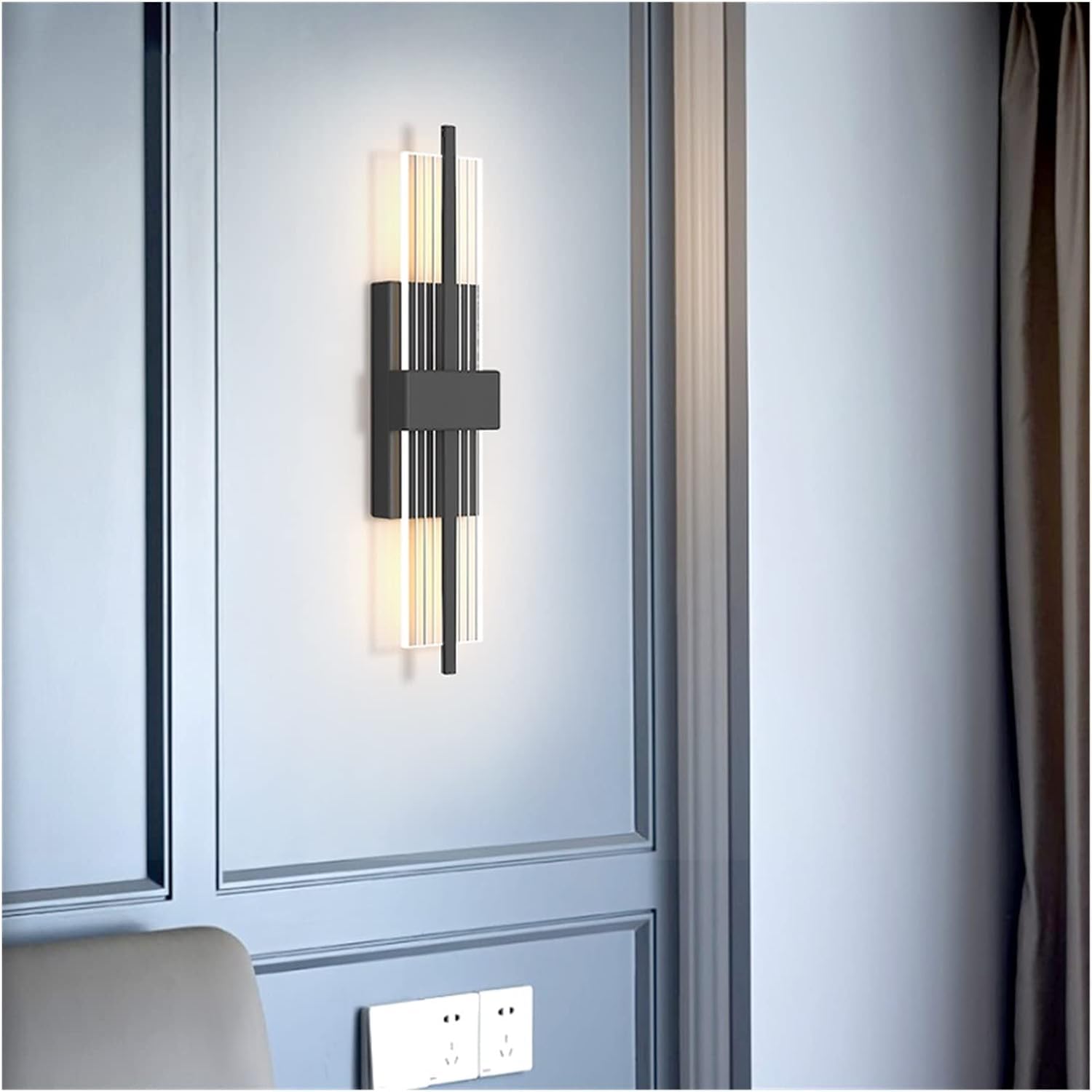 HXYSXHJUO Wall lamp, Modern Lamp Gold Bedroom Bedside - Minimalist Living Room Background Aisle Lamp, Pendant Light
