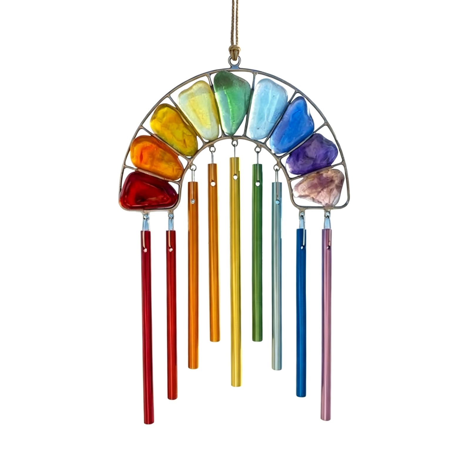 APGLSXY Suncatchers for Window Hanging Rainbow Wind Chimes Sun Catchers Rainbow Makers Decors for Home Garden Ornament Wind Chimes for Outside
