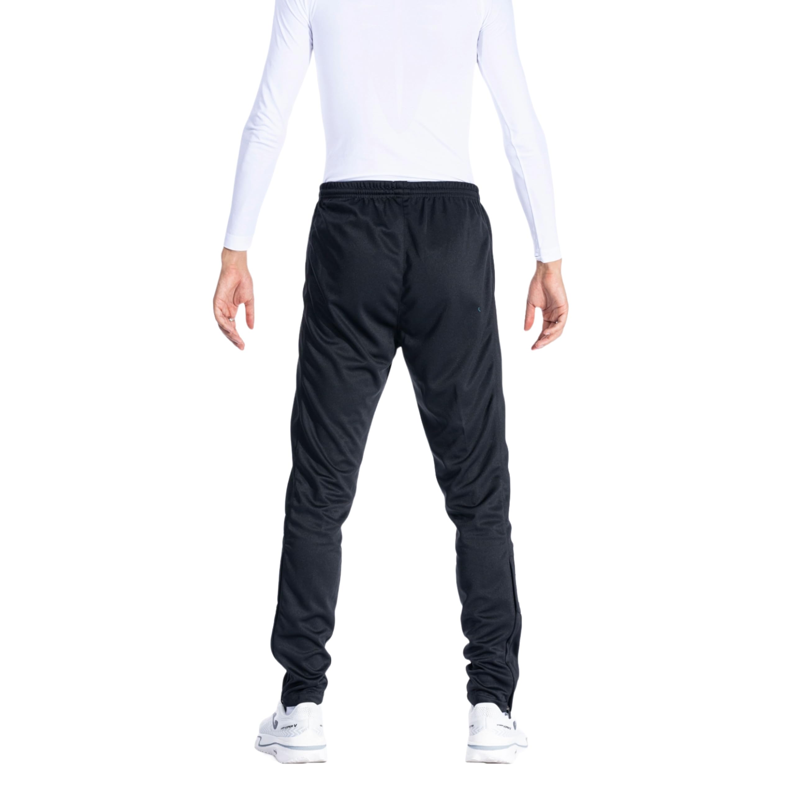 Joma - Pantalón Largo Deportivo Hombre, 5XS - 3XL - Bolsillos, Cintura Elástica con Cordón y Bajo con Cremallera - Championship IV - 5