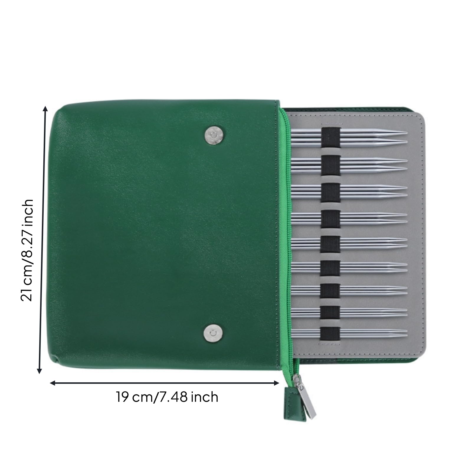 Agujas Circulares con Estuche Portátiles