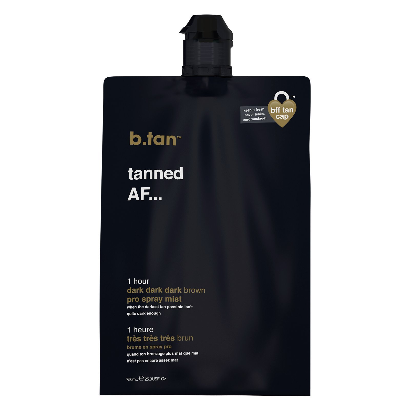 B Tan Pro Spray Mist Tanned Af 25 36 Fl Oz 1 Hour Dark Brown Spray Tan Solution Buy Online In Belize At Belize Desertcart Com Productid