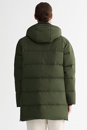 Orolay Men's Thickened Down Jacket Hooded Winter Puffer Jacket with 6 Pockets