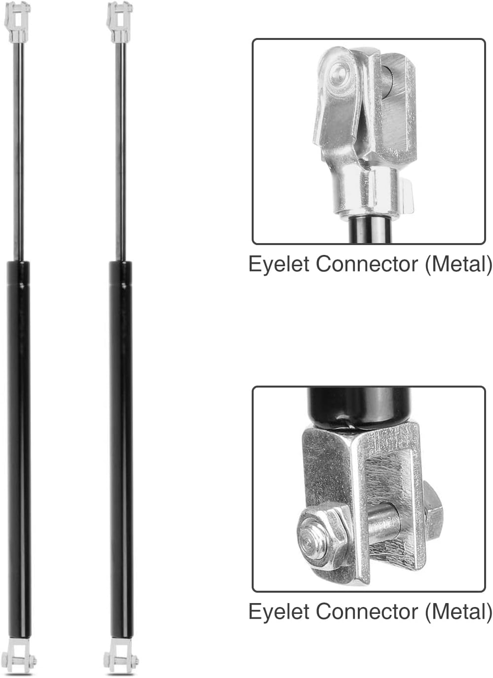 Maxpow Rear Hatch Support Tailgate Gas Charged Lift Support Struts Shocks Liftgate Cylinder Compatible with 4Runner 1996-2002 2Pcs 4286 SG229011 (Fit for 4Runner Tailgate Without Added Ladder)
