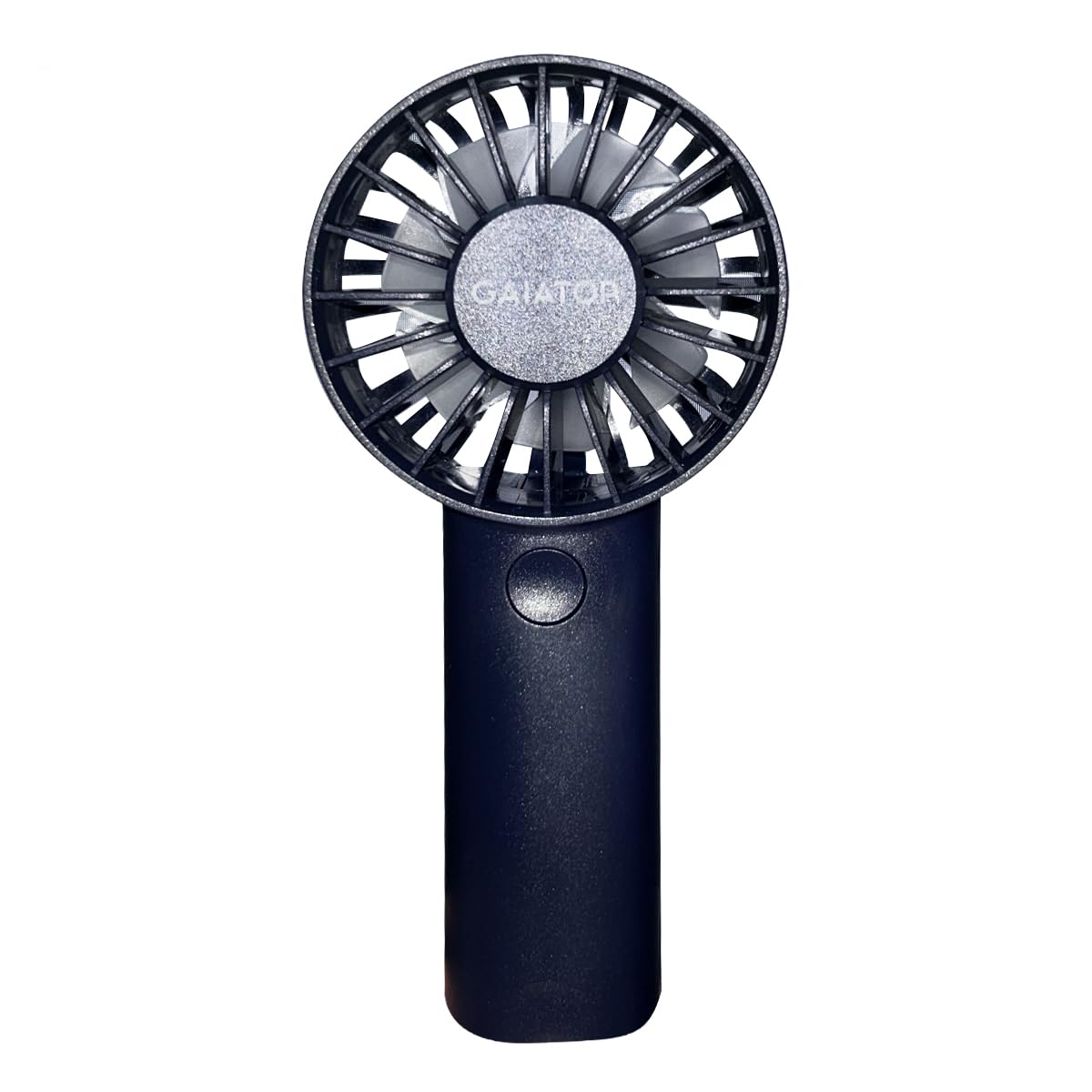 Gaiatop Mini Handheld Fan, Powerful 3 Speed Personal Portable Fan, USB Rechargeable Hand Fan Cute Small Electric Fan for Makeup Travel Camp Shopping Indoor Outdoor(Blue)