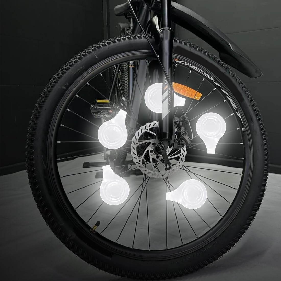 Magnet Reflektor Clips, 2 Stück Fahrrad Reflexions Clip, LED-Reflexions Clip, Reflektoren für Kleidung, Lichtreflexion Clip mit Eingebauter Batterie, Reflektorclip mit Hohem Reflexionsvermögen