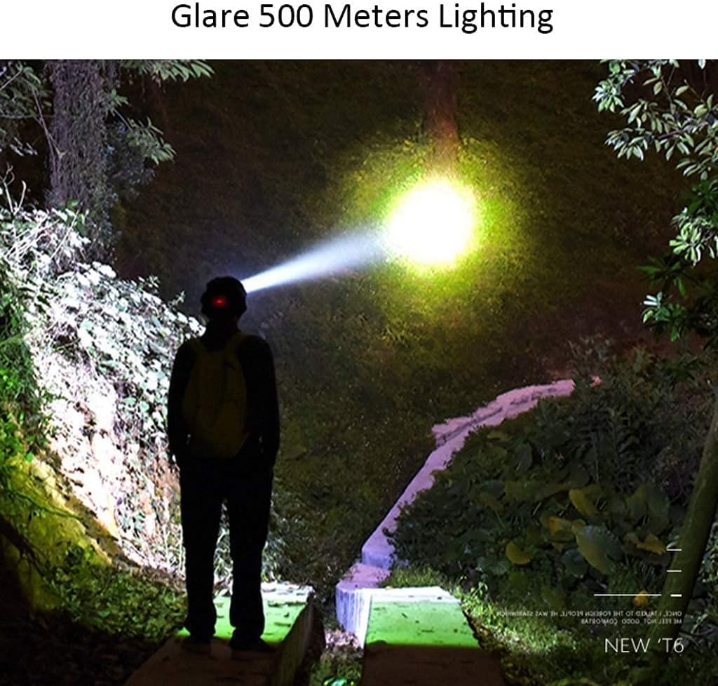 Latarka czołowa LED, super jasna latarka czołowa Reflektor roboczy Lampa czołowa na zewnątrz Camping Jazda na rowerze Piesze wycieczki Wędkarstwo Walking
