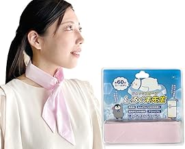 [Coolth Style] しろくま ひえひえスカーフ PCM素材 ひんやりグッズ 頭 首 冷却 冷たい ひんやり 冷感グッズ 熱中症対策 暑さ対策 (1個, ライトピンク)