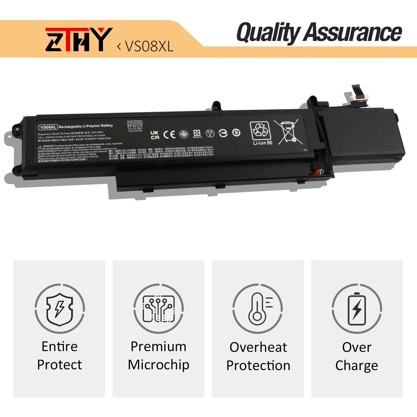 Amazon.com: VS08XL Laptop Battery Replacement for HP ZBook Fury 16