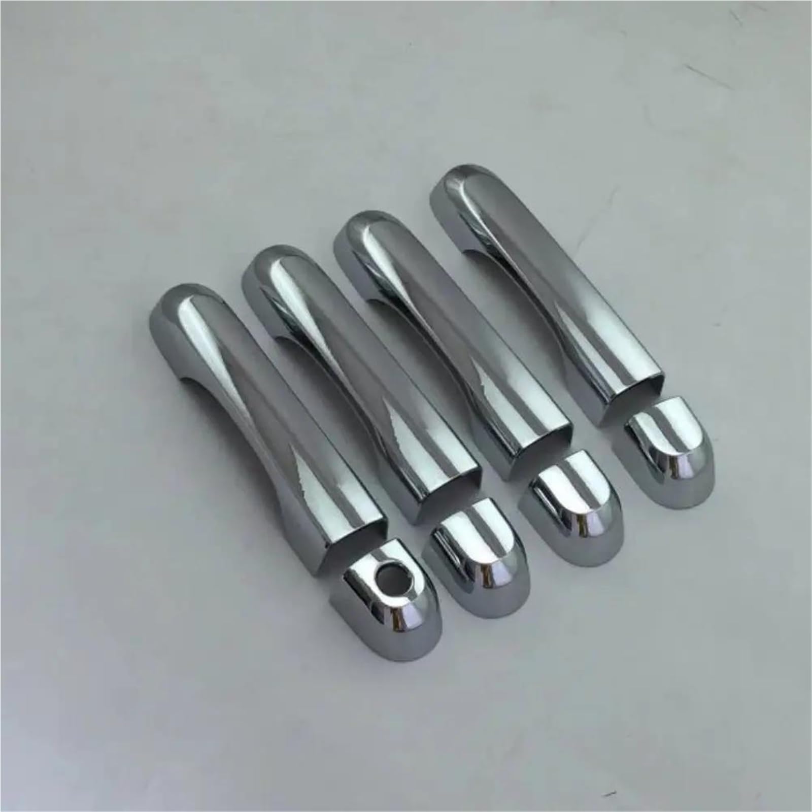 DTSGCX for Jeep for Renegade 2014-2019 Chrome Side Door Handle Catch Cover Trim Molding Exterior Stickers Vehicle Trim kit
