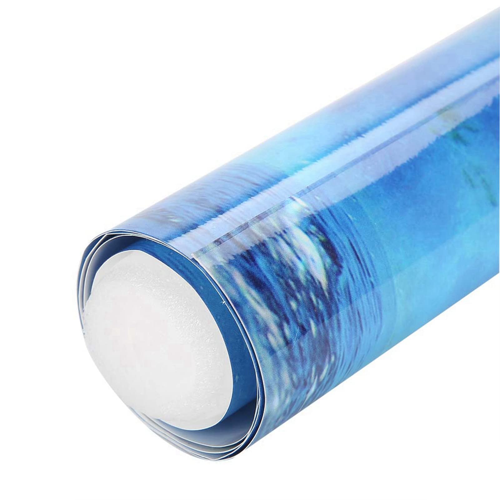 Keenso Fond d'aquarium, beau PVC adhésif effet 3D sous-marin océan corail toile de fond affiche papier peint autocollant image décor nouveau (122 x 61 cm)