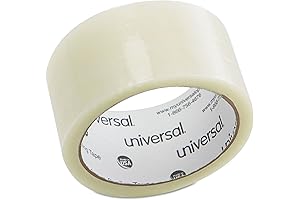Cinta Universal para Sellado de Cajas de 48mm x 50m, Núcleo de 3 Pulgadas, Transparente