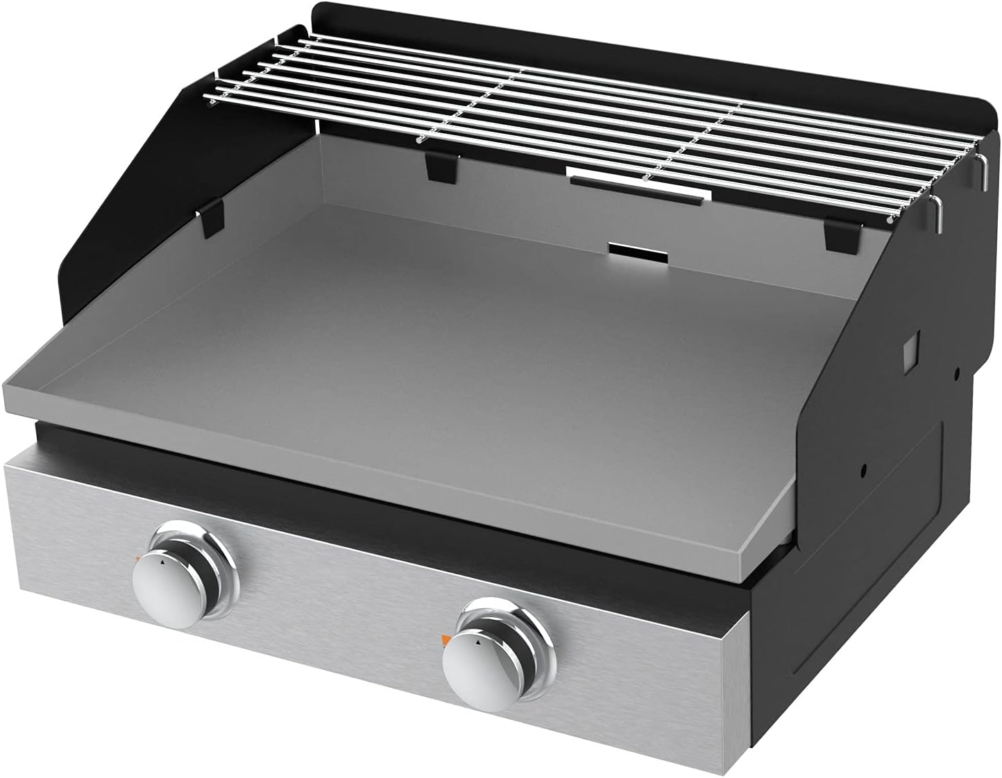 22 Inch Griddle Wind Guard/Wind Screen and Griddle Warming Rack for