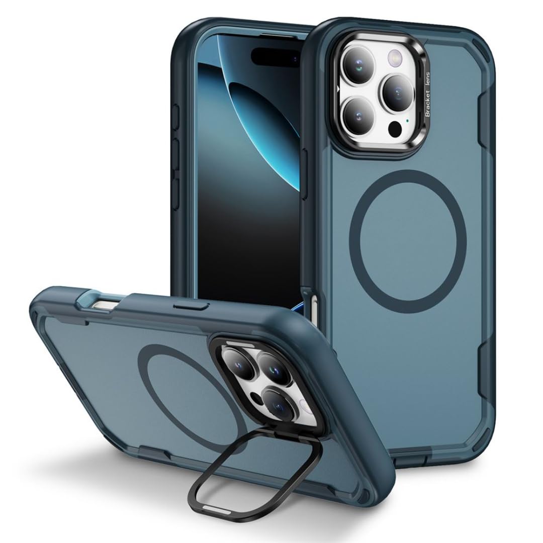 Coque de protection iPhone 15 Pro Max bleu saphir finition luxe - 8
