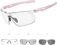 Vista 8 de SCVCN Gafas de sol deportivas fotocromáticas para ciclismo, gafas transparentes para hombres y mujeres, protección UV400, MTB BMX, pesca, correr, S86