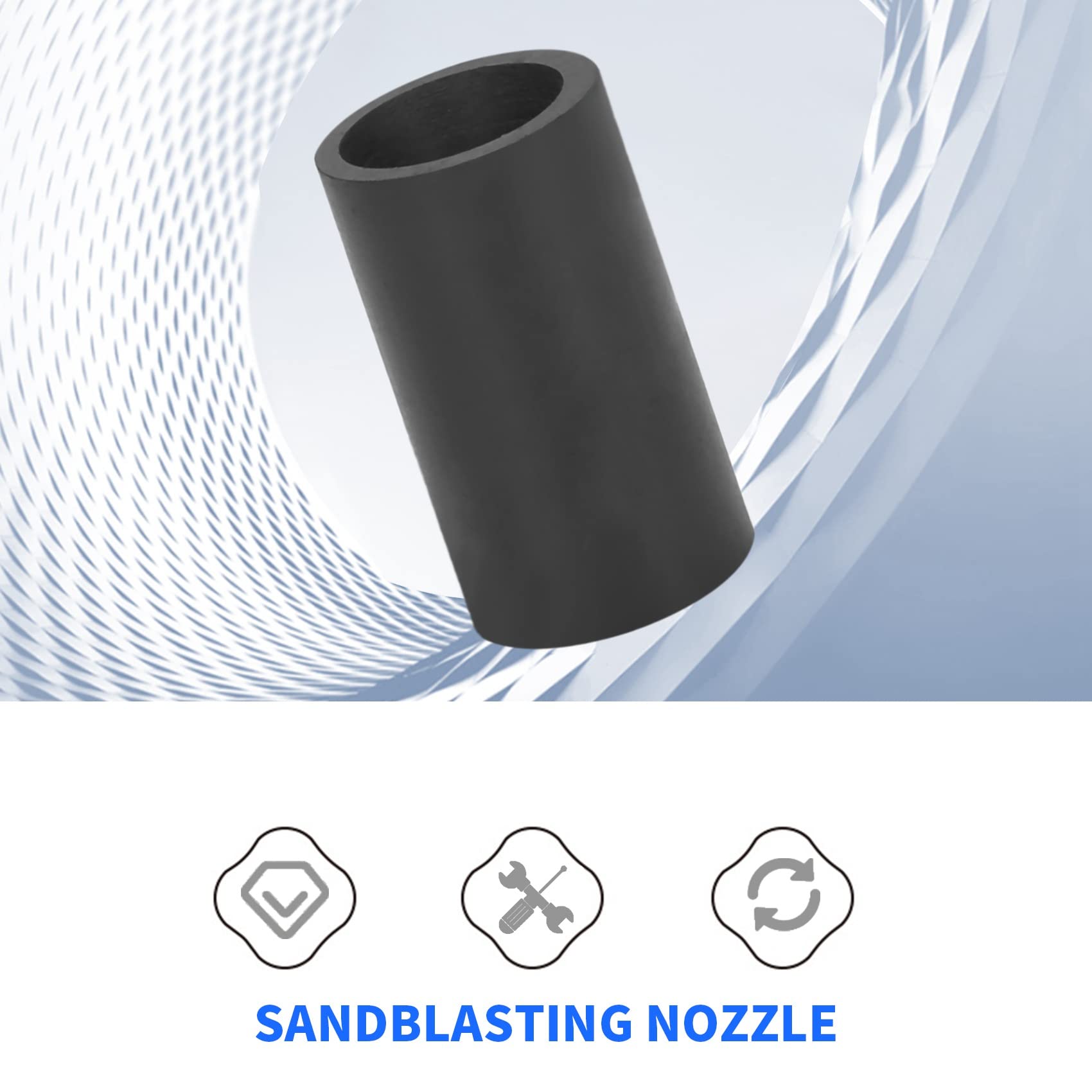 35X20X6Mm Bor Carburo Air Sabbia Fascio Ugello Sabbia Fascio Strumento Punta Sabbia Fascio di Sabbia Strumento