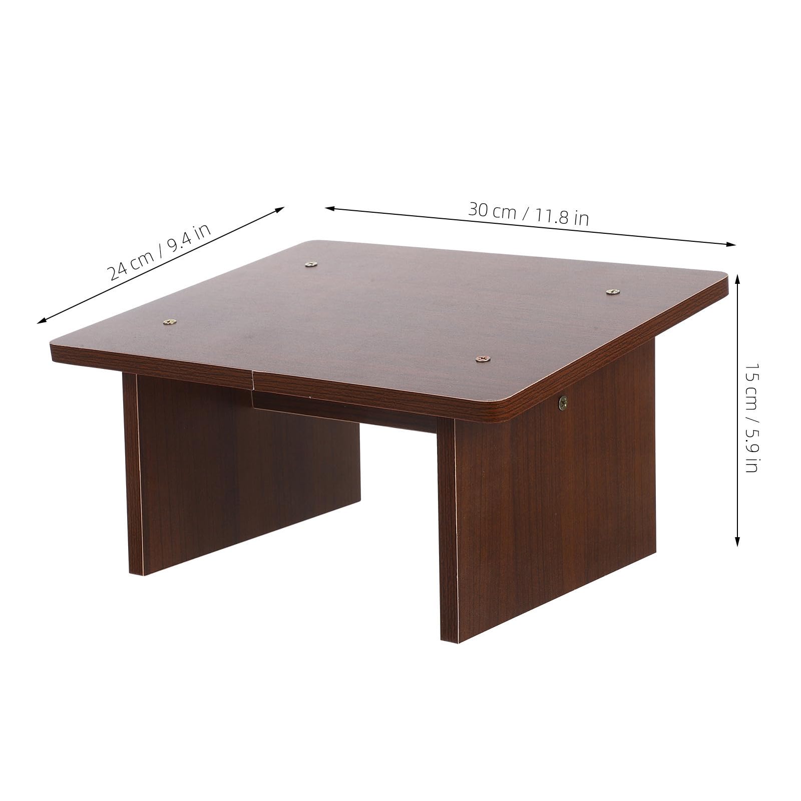 PLAFOPE Reposapiés Moderno de Madera Inclinado Escritorio Taburete