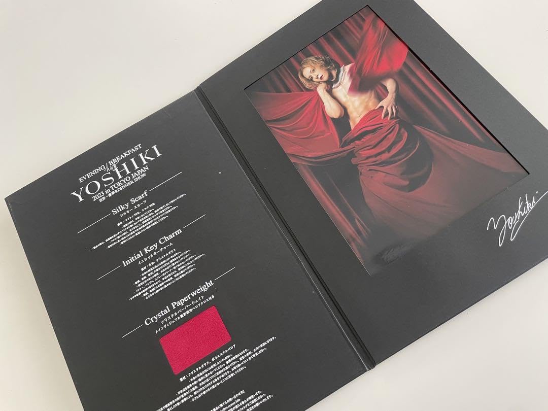 Amazon.co.jp: YOSHIKI ディナーショー 2023 お土産 スカーフ ペーパー