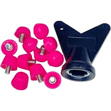 12Pcs Professional Football Shoe Studs for 5MM Threaded Football Soccer Shoes 10mm/7mm Football Shoe Replacement Spikes