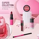 Coloressence Cupid's Collection Makeup Kit, Pack of 5 Premium Products (Matte Lipstick, Kajal Pencil, Blusher, Nail Paint, Liquid Lipstick) | Travel Friendly | Easy to Use gallery image