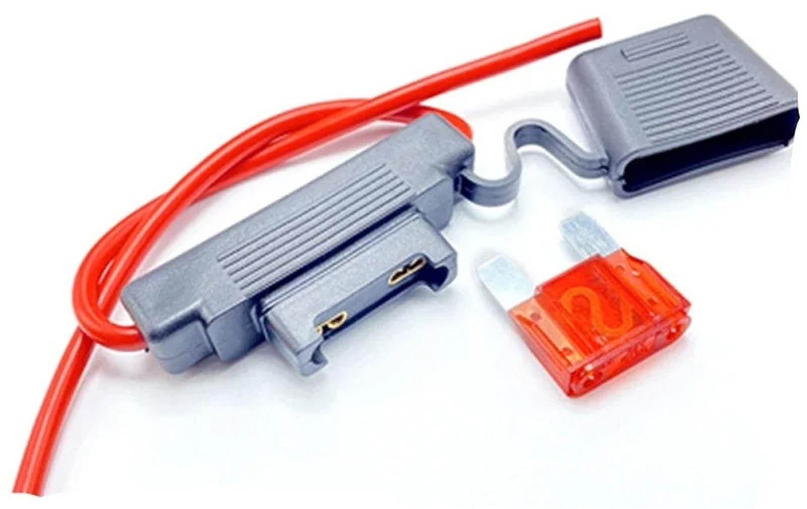 Wasserdichter 32V großer Auto-Sicherungshalter 8AWG / 10AWG und Auto-Flachsicherung 20A 30A 40A 50A 60A 70A 80A 90A 100A(20A,10 AWG)