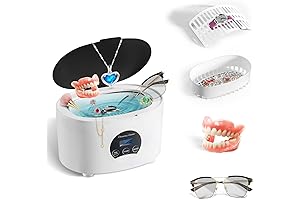 Jewelry Cleaner Ultrasonic Machine, Aocktobar Ultrasonic Jewelry Cleaner