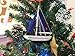 Hampton Nautical Blue Sailboat with Blue Sails Christmas Tree Ornament 9