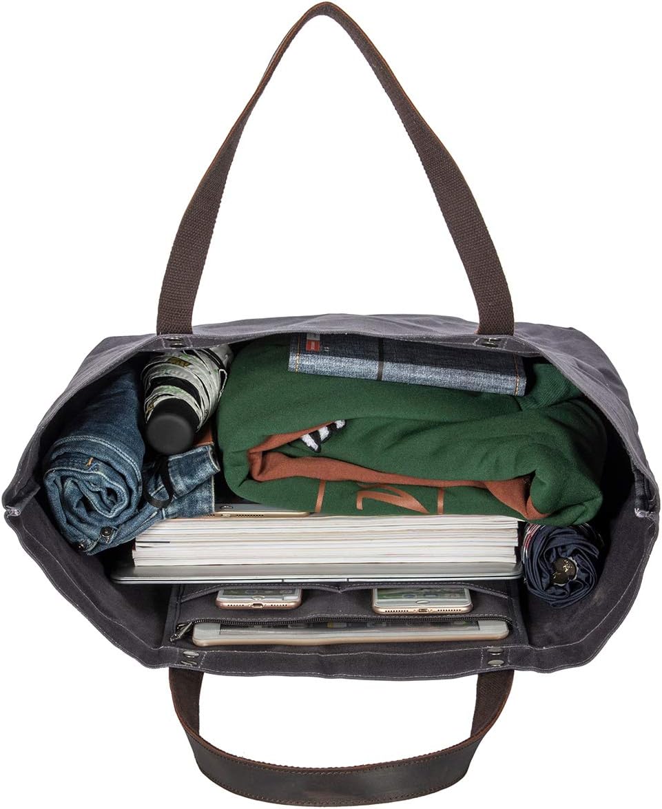 Women's OverSize Canvas Tote Bags,Shoulder Canvas Large Portable Durable Reusable Shopping Grocery Bag