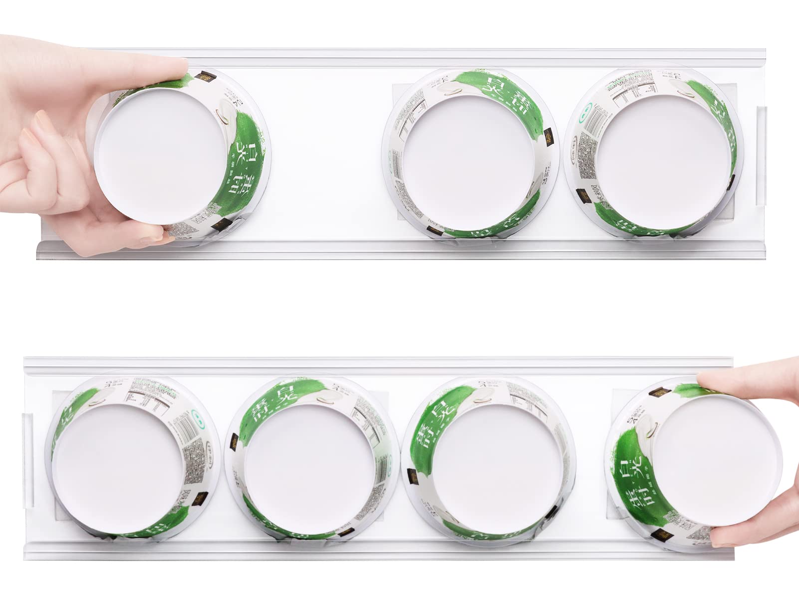 Buy Samvitral Yogurt Organizer for Fridge,Slider Organizer,Refrigerator