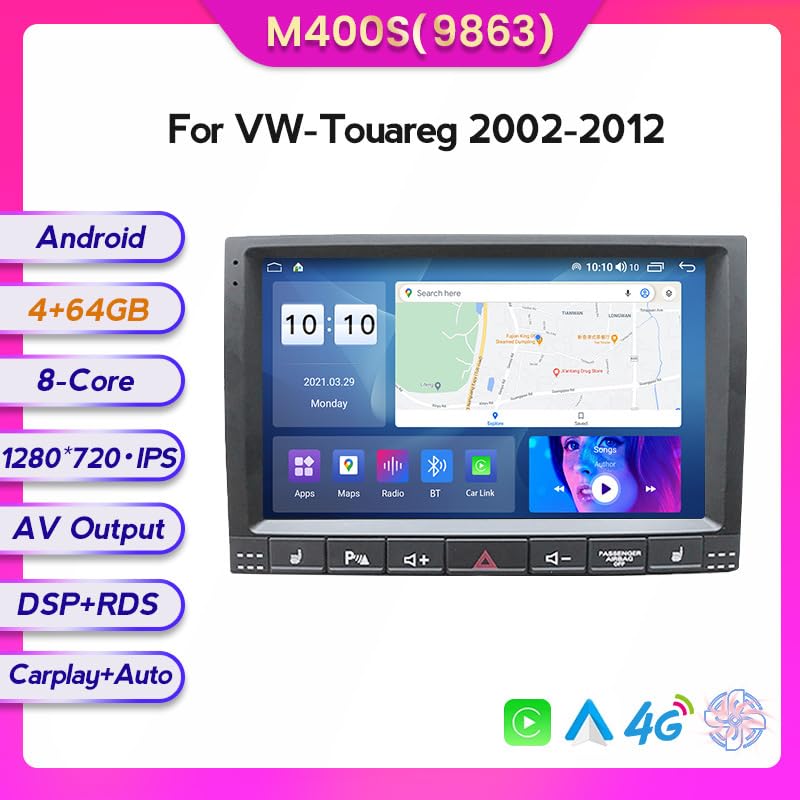 Car Stereo Radio for Volkswagen Touareg 02-12…