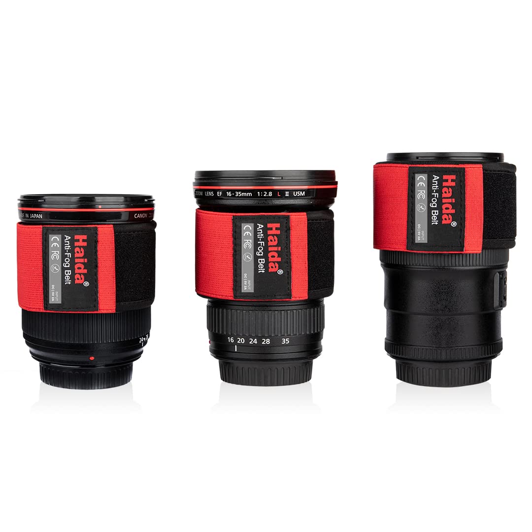 Haida Calentador de lente USB de 1,5 m para cámara y telescopios, 3 ajustes de temperatura