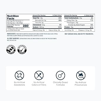 Transparent Labs Protein+ Bars - Whole-Food Protein Bars w/ 15g+ Grass-Fed Whey & Egg Whites Protein, Natural Peanut & Almond Butter, No Artificial Sweeteners - Peanut Butter Chocolate Chip, 12 Bars