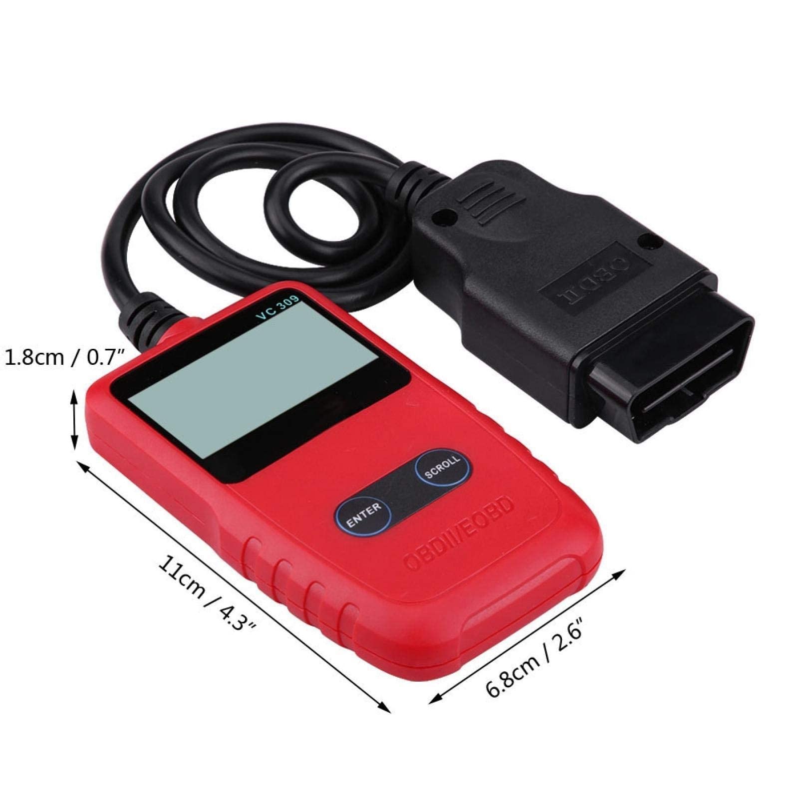 Skaner OBD2 Auto OBDII OBD Scanner Tool, Diagnostyczny Czytnik Kodów Usterek Sprzęt Diagnostyczny Do Samochodów