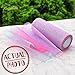 NICROLANDEE Rainbow Glitter Tulle Rolls 6 inch x 10 Yards (30 feet) Shimmer Color for Table Runner Chair Sash Bow Pet Tutu Skirt Sewing Crafting Fabric Wedding Baby Shower Birthday Ribbon