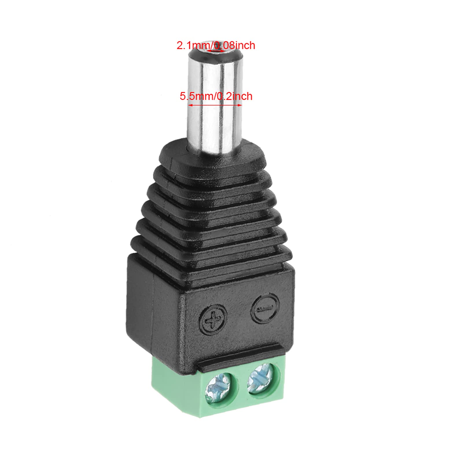 10 sztuk zacisków śrubowych DC Power Jack Connector 5,5 X 2,1 mm żeńskie złącze Jack Power Connector