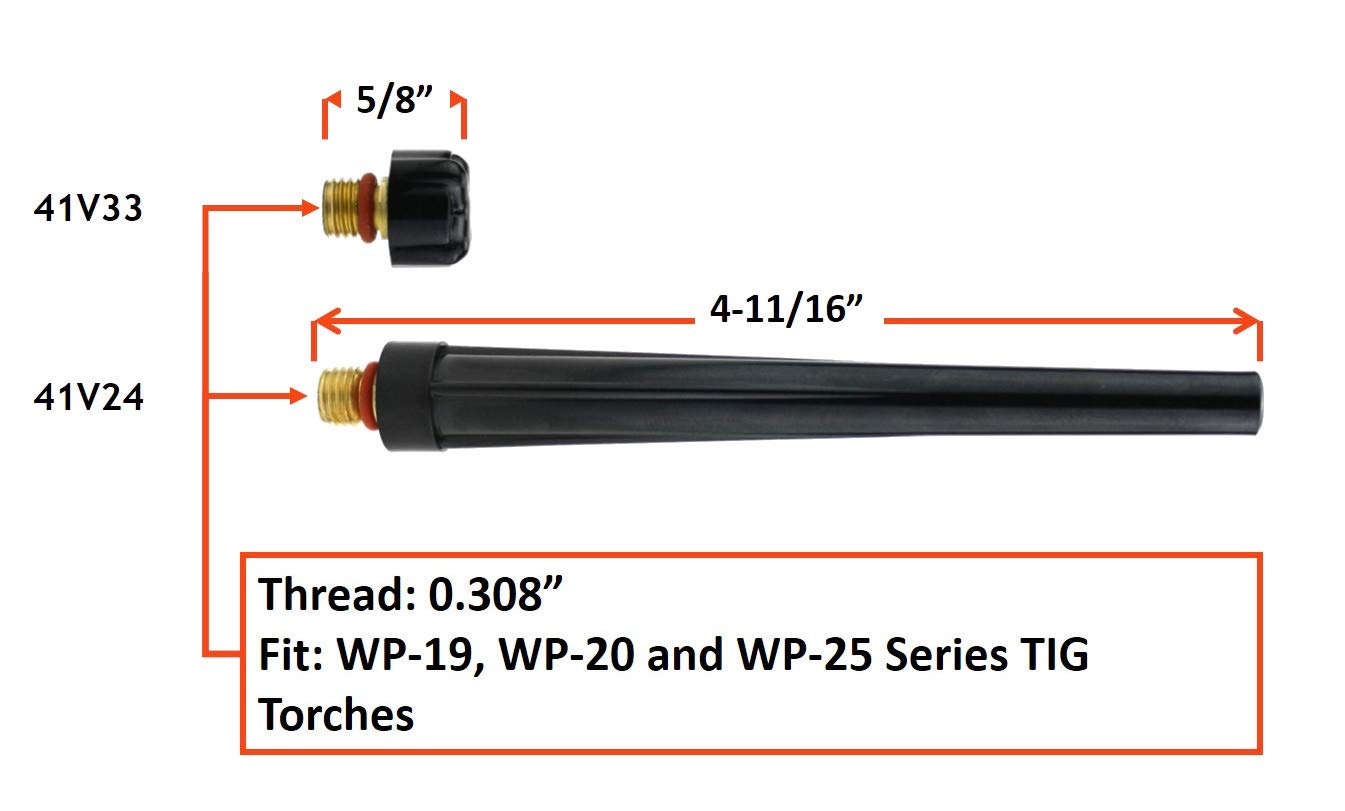 ティア　0919 SÜA - Consumables Kit for 9-20-25 Series TIG Torches with
