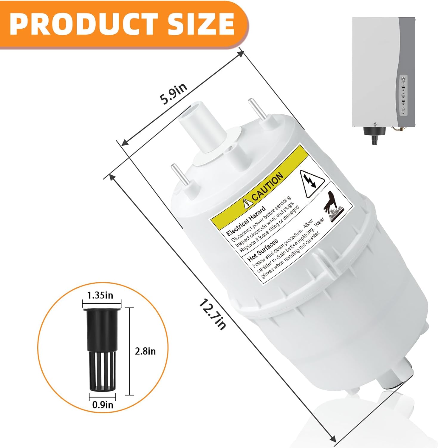 80 Steam Canister Replacement forHumidifier 800, 801, 865, and 866 Models Replacement Parts