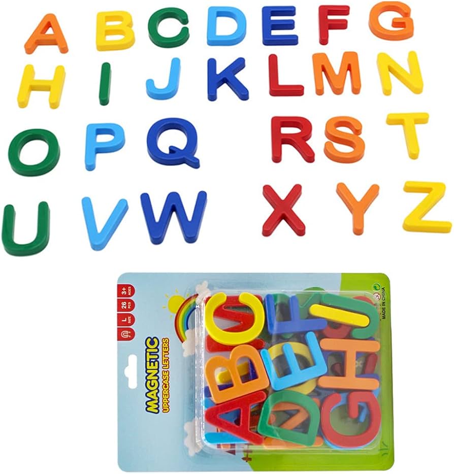 Amazon.co.jp: AIDUCHO マグネット 26PCS 符号 知育玩具 冷蔵庫