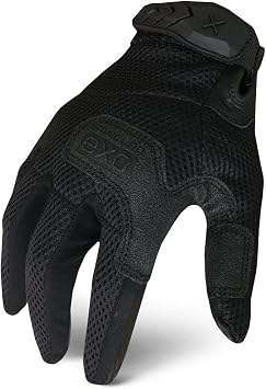 Ironclad EXOT-SVEN-02-S Tactical Stealth Vented Gloves, Small, Black