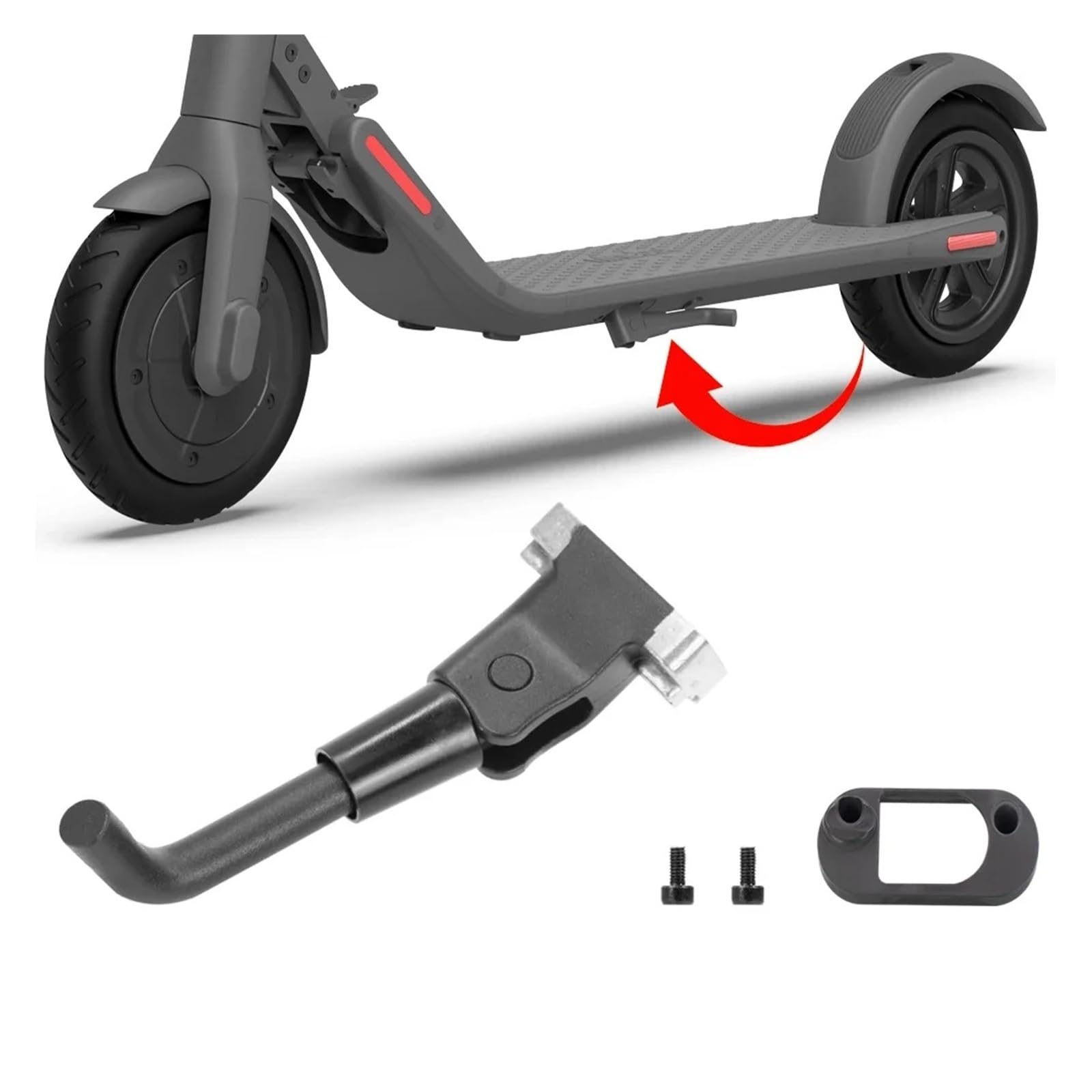 Supporto for piedi for scooter elettrico, Compatible With Segway/Ninebot, E22 Parti riparazione multifunzione cavalletto laterale per monopattino elettrico