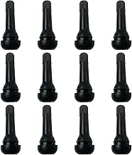 ACONDE TR413 Rubber Tire Valves: 12 Pieces Good Sealing Rubber for Tires Valves - Snap-in Valves for Tires for Cars Bicycles Motorcycles
