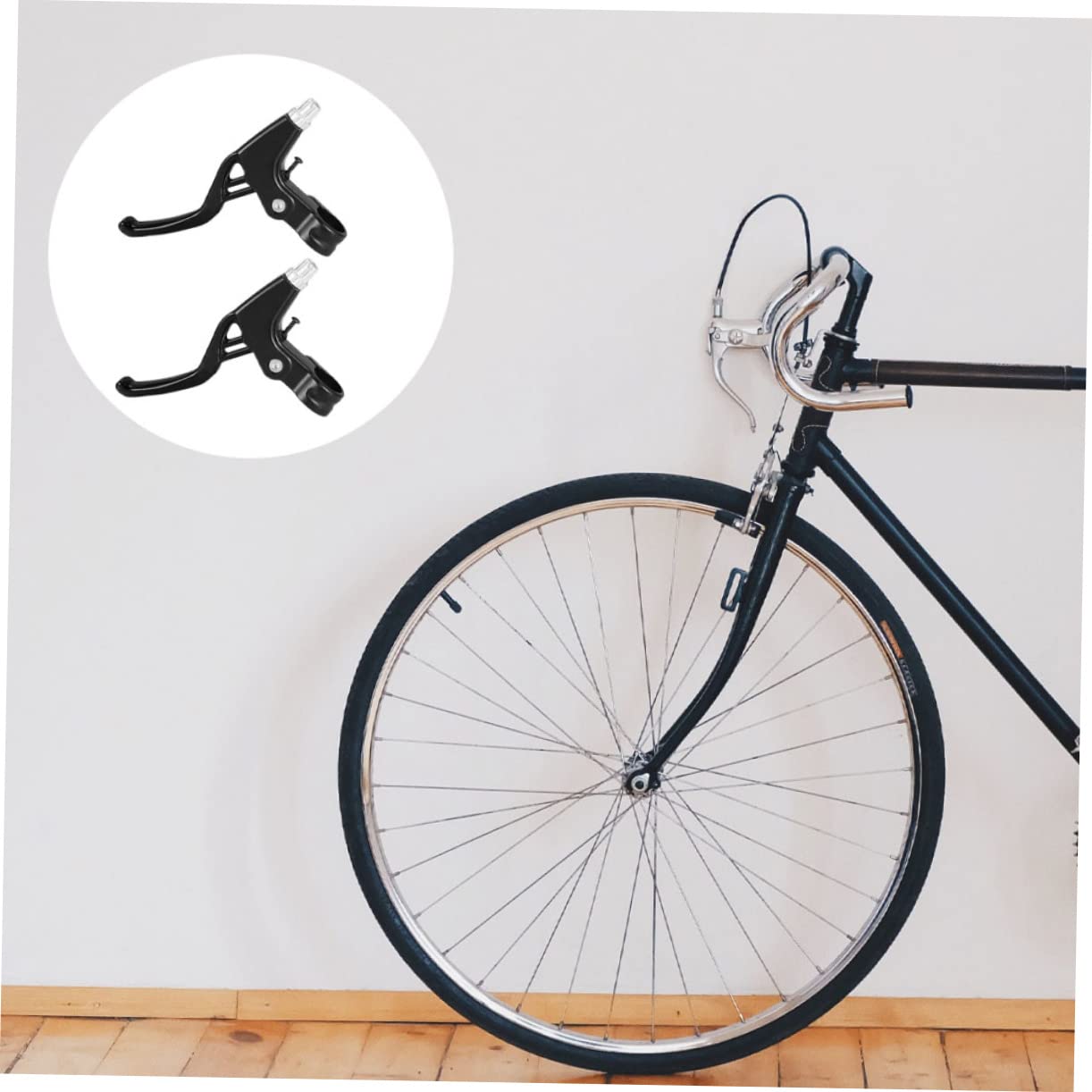 Paire De Leviers De Frein Vélo Happyyami – Alliage Alu Brun, Léger, Pour Ville Et Route