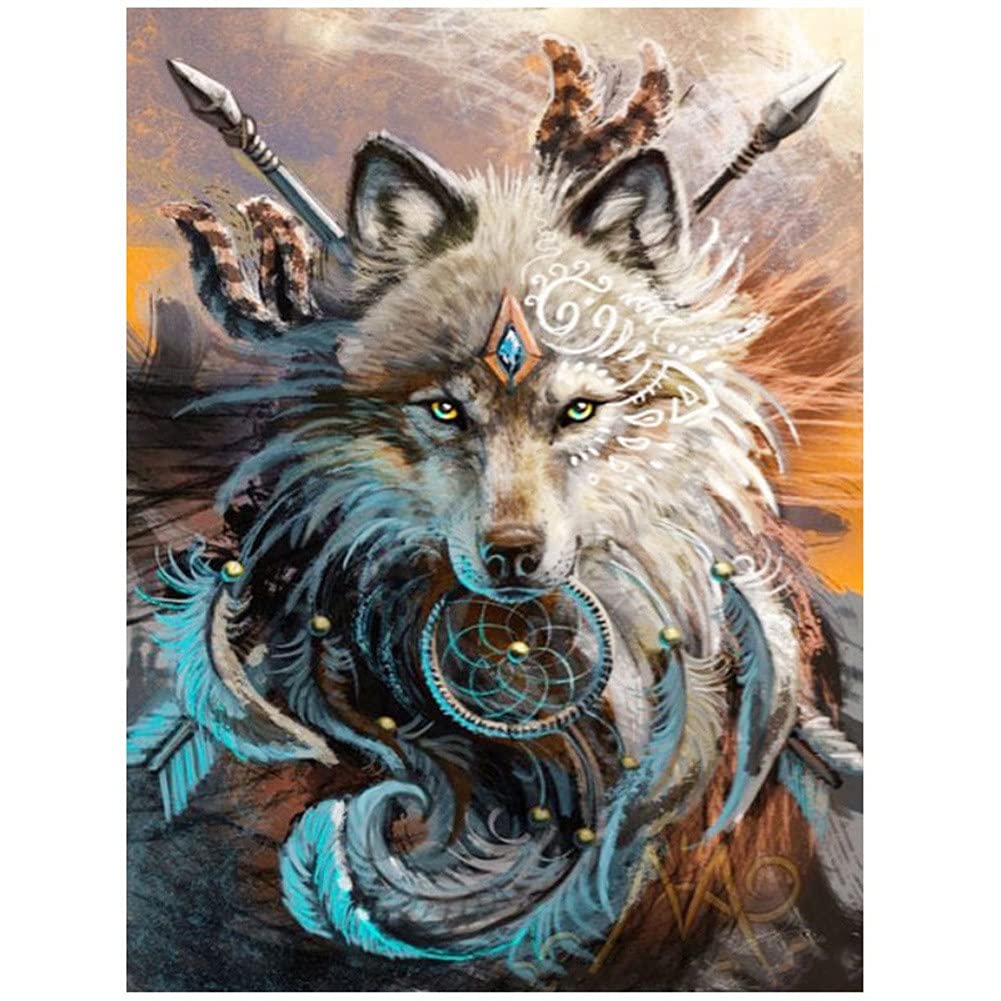 Diamond painting animal grande taille 50x100cm pour mosaïque 5D adulte