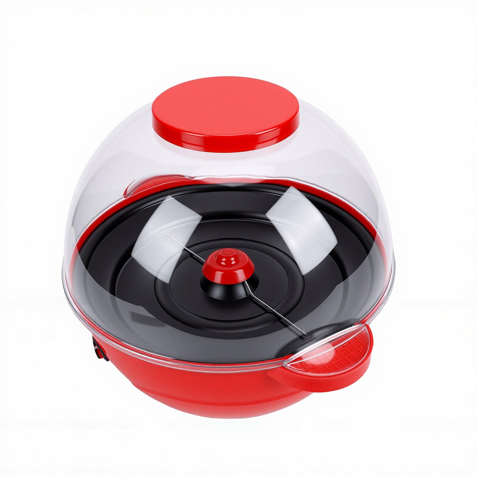 Macchina per Popcorn da 500 W con Agitatore Elettrico Rivestimento Antiaderente da 2,5 Litri per Snack Veloci e Serate di Cinema in 4 Minuti (Spina europea 220 V)