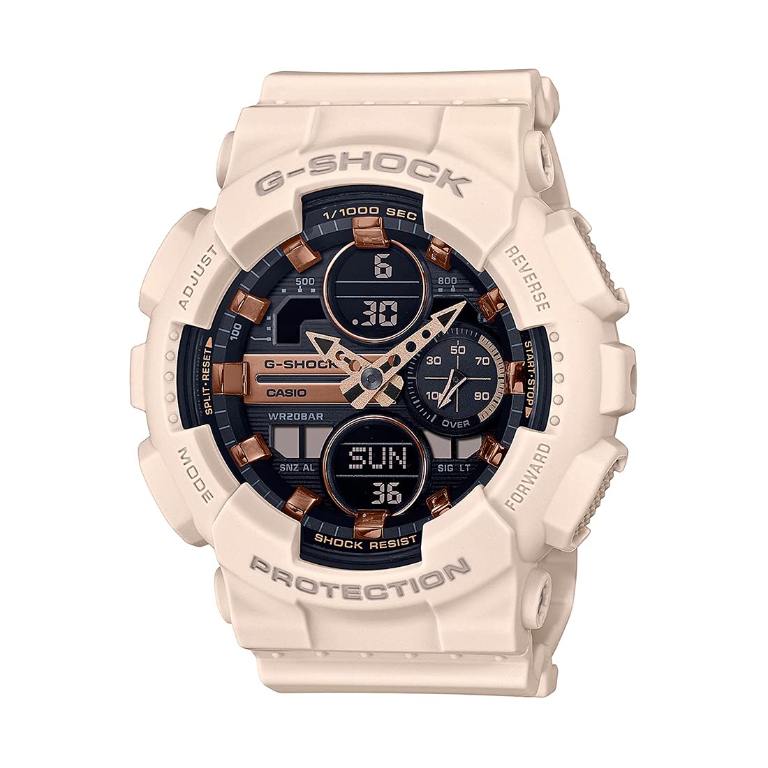 Casio G-Shock GMA-S140M-4ADR Black Analog-Digital Dial Pink Resin Strap Womens Watch Shock and 200M Water Resistant G1061 (B093QJVF9K) Amazon Price History, Amazon Price Tracker