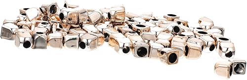 EXCEART 500 tapones de cuerda con cordón, cordón dorado, accesorios Goldendoodle, accesorios de mochila, cadena de tracción de un solo agujero,